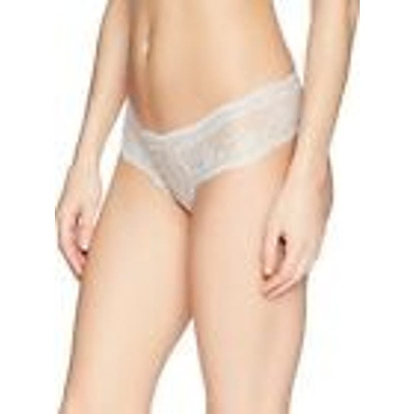 Eberjey NWT Colette Lace Boythong Color Steam Blue Size Large - Picture 2 of 4